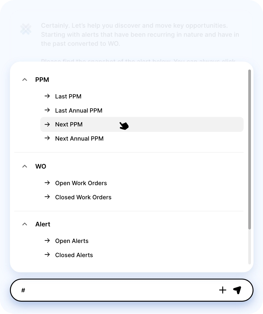Screenshot of the DIIV Agent displaying detailed information about the selected item for user reference